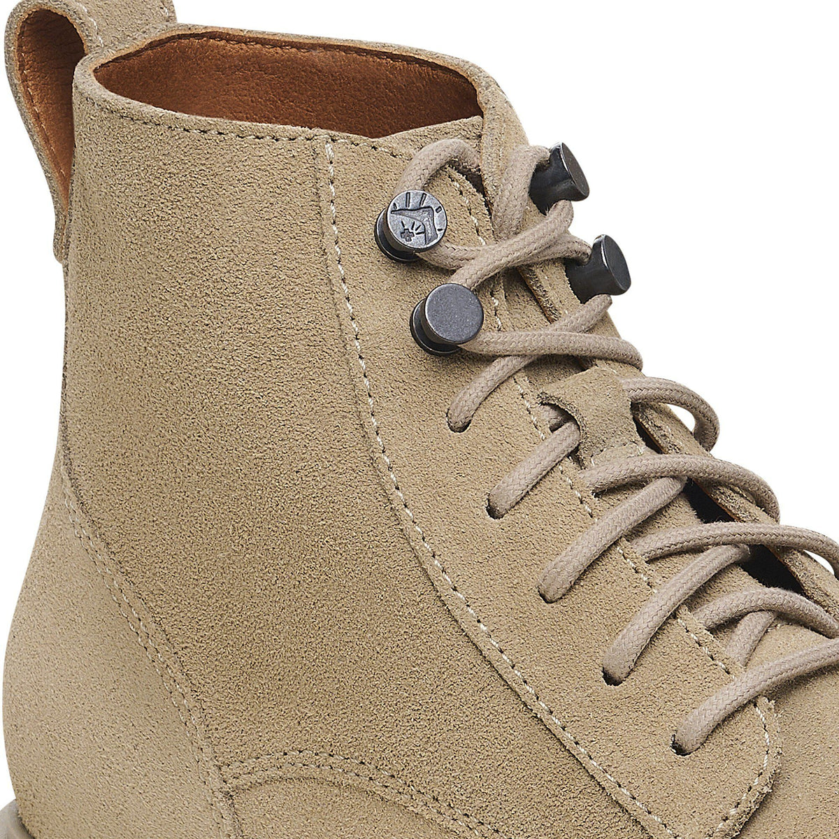 Highwood Lace Mid Men Suede Leather in Color Taupe | Birkenstock