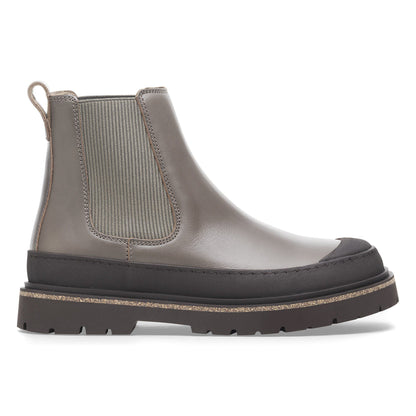 Prescott Slip On Women Oiled Leather in Color Concrete Gray | Birkenstock