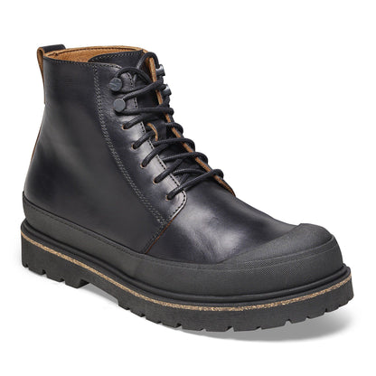 Prescott Lace Men Oiled Leather in Color Black | Birkenstock