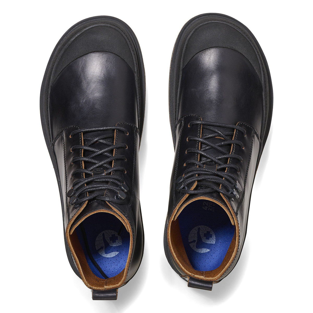 Prescott Lace Men Oiled Leather in Color Black | Birkenstock
