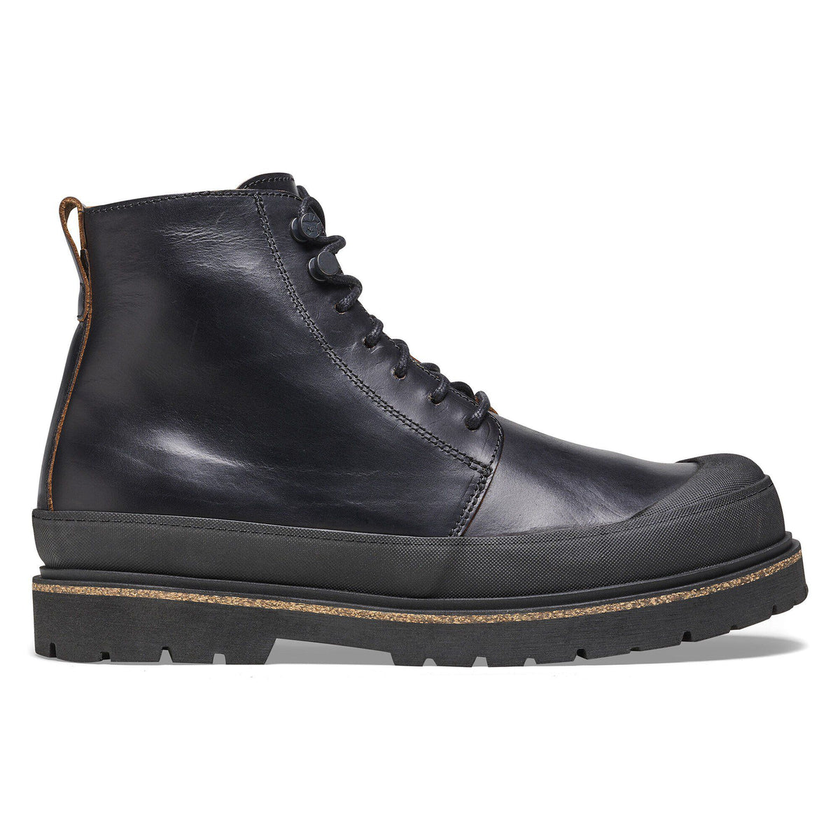 Prescott Lace Men Oiled Leather in Color Black | Birkenstock