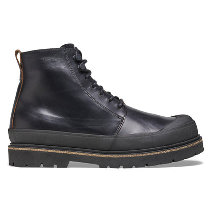 Prescott Lace Men Oiled Leather in Color Black | Birkenstock