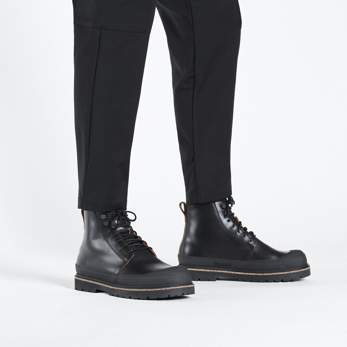 Prescott Lace Men Oiled Leather in Color Black | Birkenstock