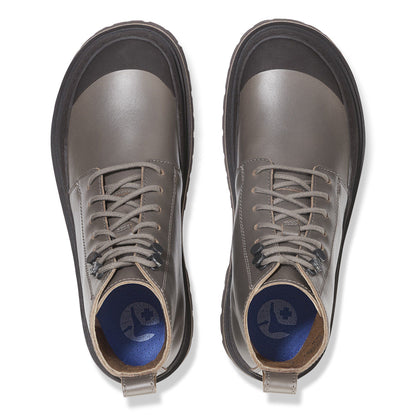 Prescott Lace Women Oiled Leather in Color Concrete Gray | Birkenstock