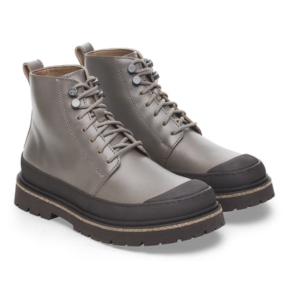 Prescott Lace Women Oiled Leather in Color Concrete Gray | Birkenstock