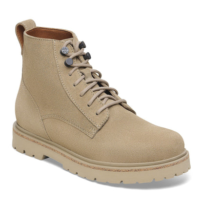 Highwood Lace Mid Women Suede Leather in Color Taupe | Birkenstock