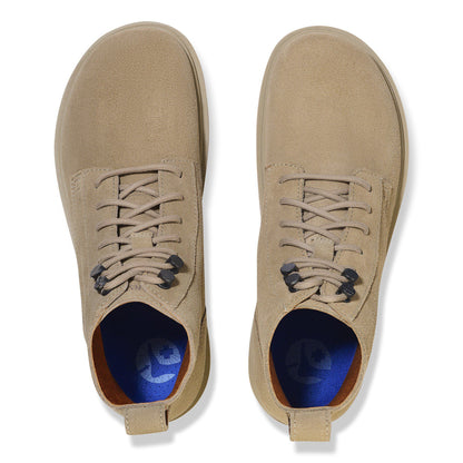 Highwood Lace Mid Women Suede Leather in Color Taupe | Birkenstock