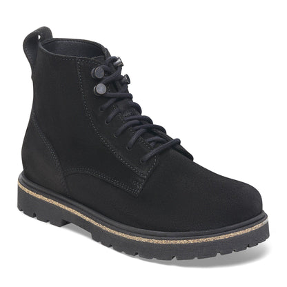 Highwood Lace Mid Women Suede Leather in Color Black | Birkenstock