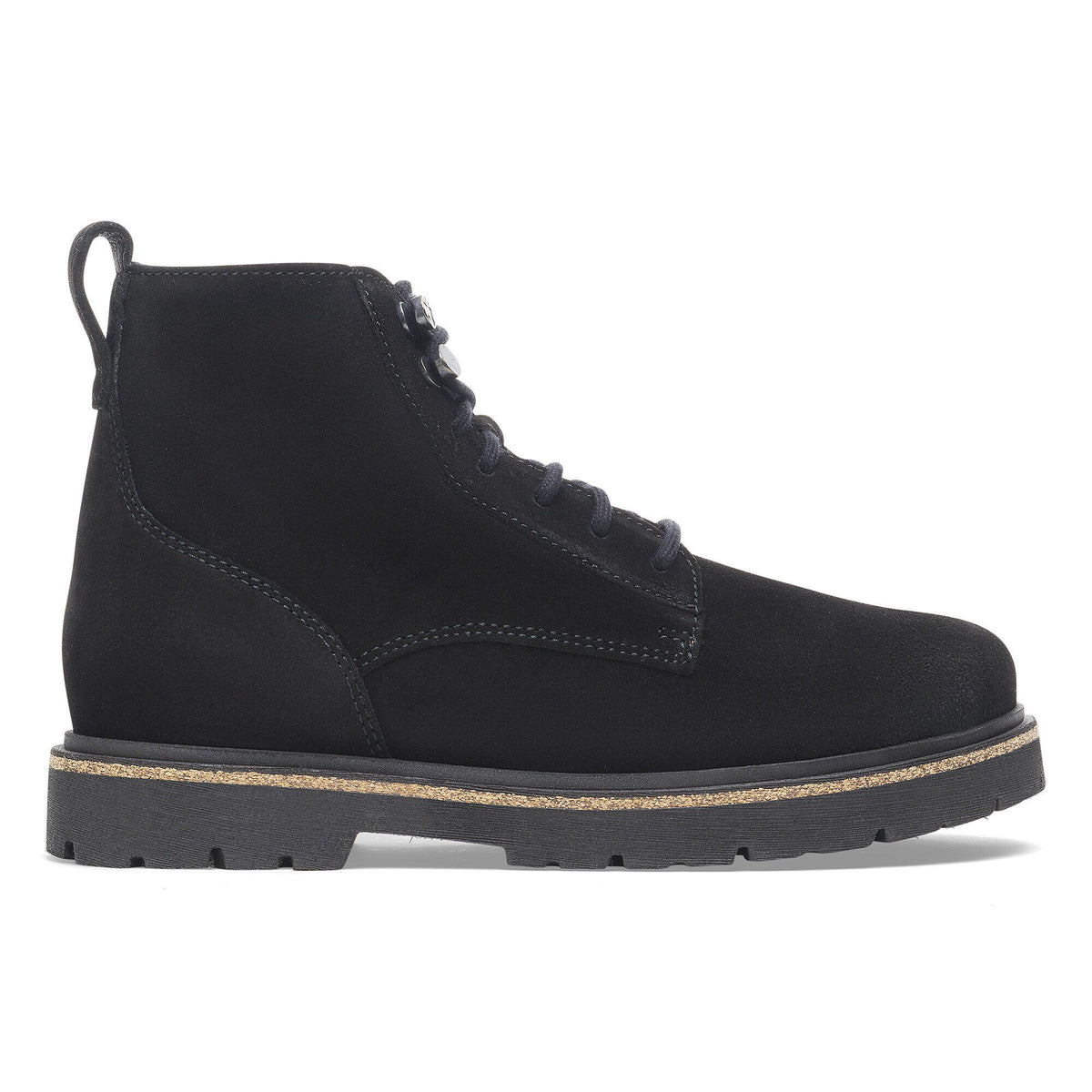 Highwood Lace Mid Women Suede Leather in Color Black | Birkenstock