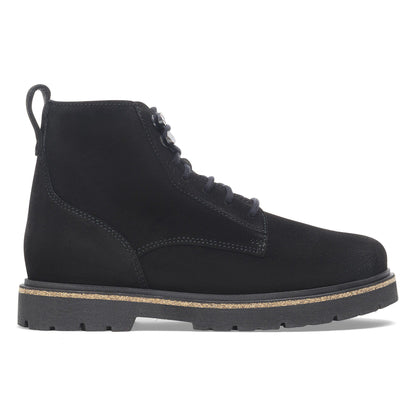 Highwood Lace Mid Women Suede Leather in Color Black | Birkenstock