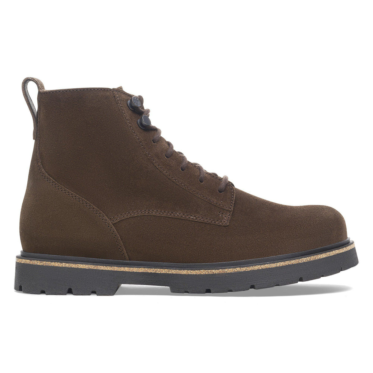 Highwood Lace Mid Men Suede Leather in Color Mocha | Birkenstock