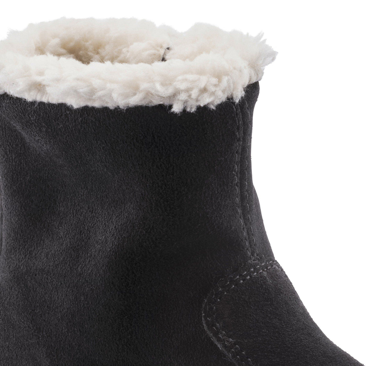Lille Kids Suede Leather in Color Black | Birkenstock