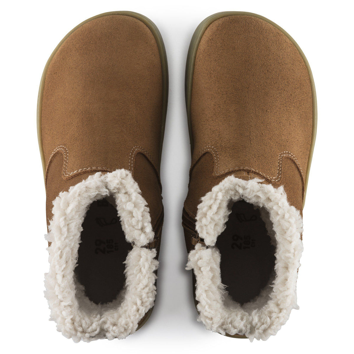 Lille Kids Suede Leather in Color Mink | Birkenstock
