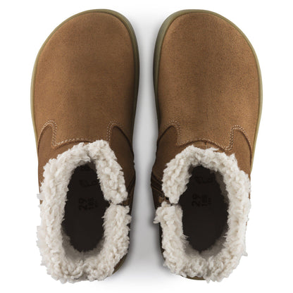 Lille Kids Suede Leather in Color Mink | Birkenstock