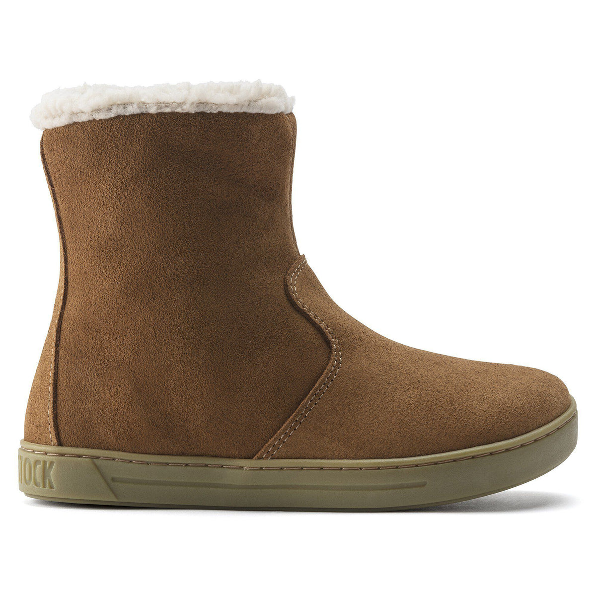 Lille Kids Suede Leather in Color Mink | Birkenstock