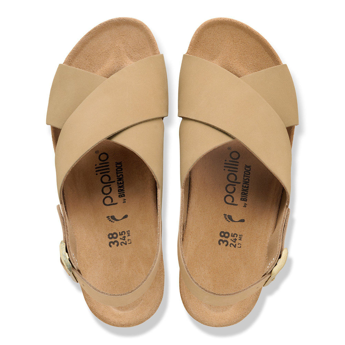 Samira Nubuck Leather in Color Sandcastle | Birkenstock