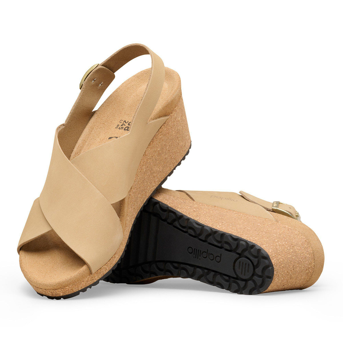Samira Nubuck Leather in Color Sandcastle | Birkenstock