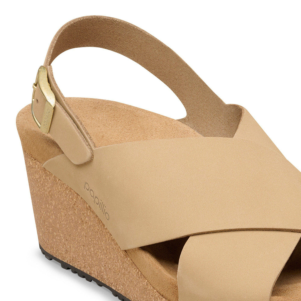 Samira Nubuck Leather in Color Sandcastle | Birkenstock