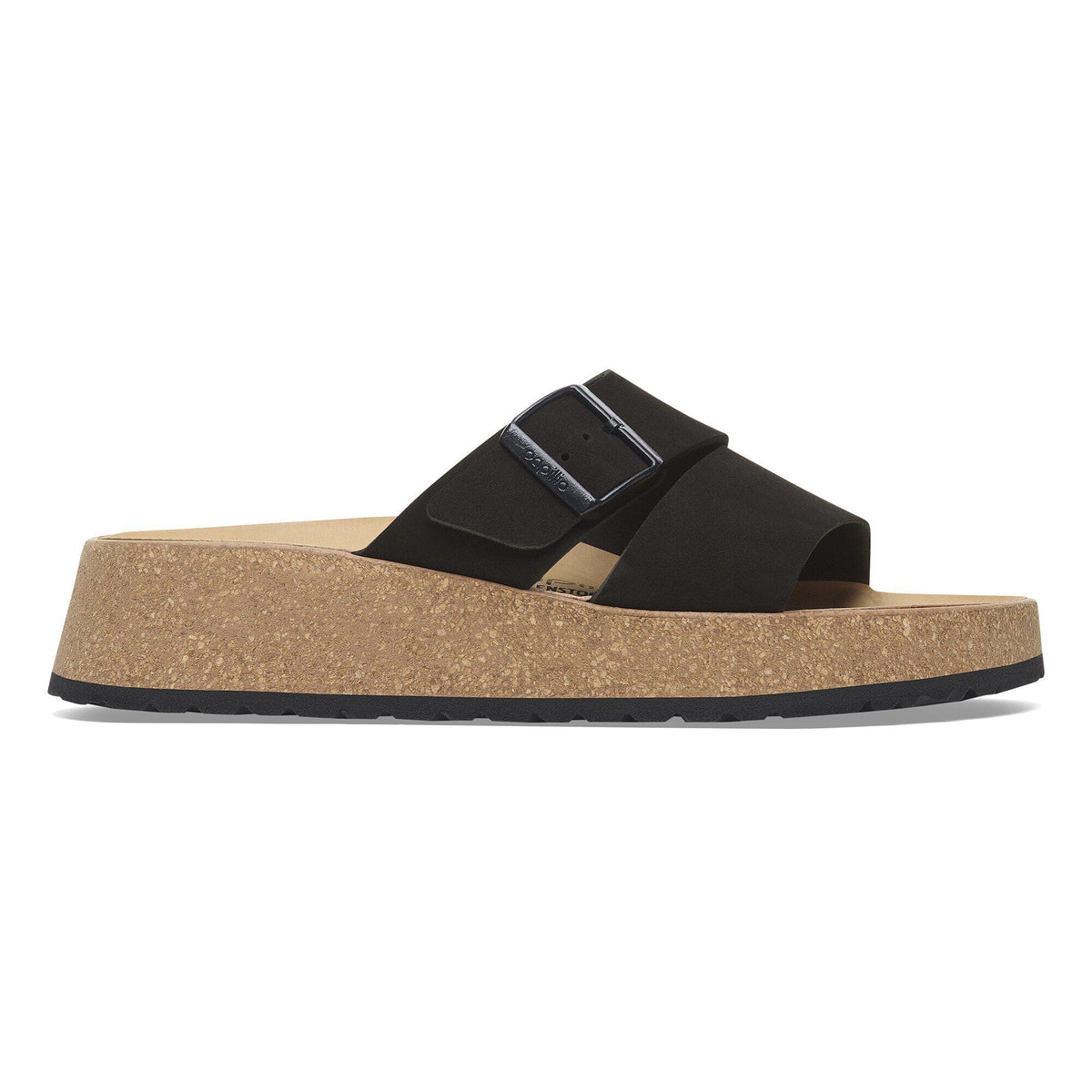 Almina Nubuck Leather in Color Black | Birkenstock
