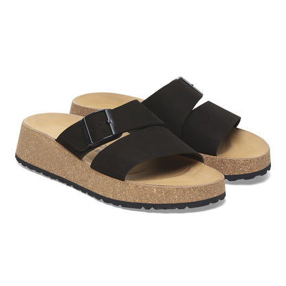 Almina Nubuck Leather in Color Black | Birkenstock