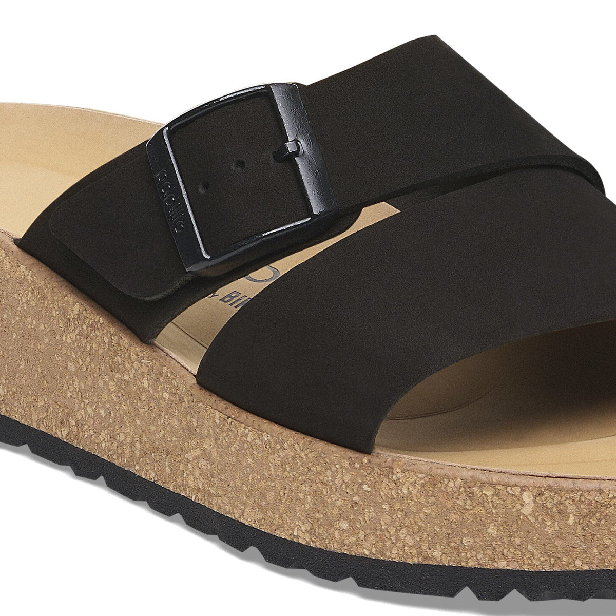 Almina Nubuck Leather in Color Black | Birkenstock