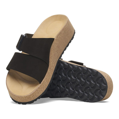 Almina Nubuck Leather in Color Black | Birkenstock