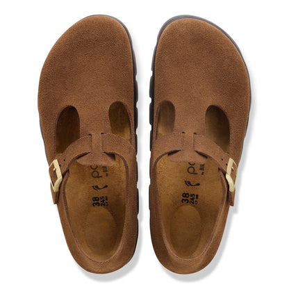 Paris Chunky Suede Leather in Color Dark Tea | Birkenstock