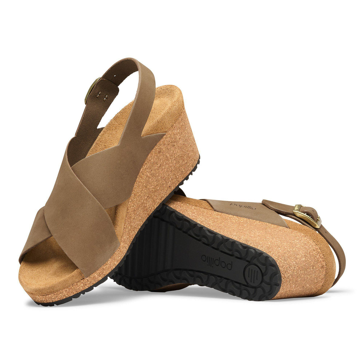 Samira Nubuck Leather in Color Dark Tea | Birkenstock