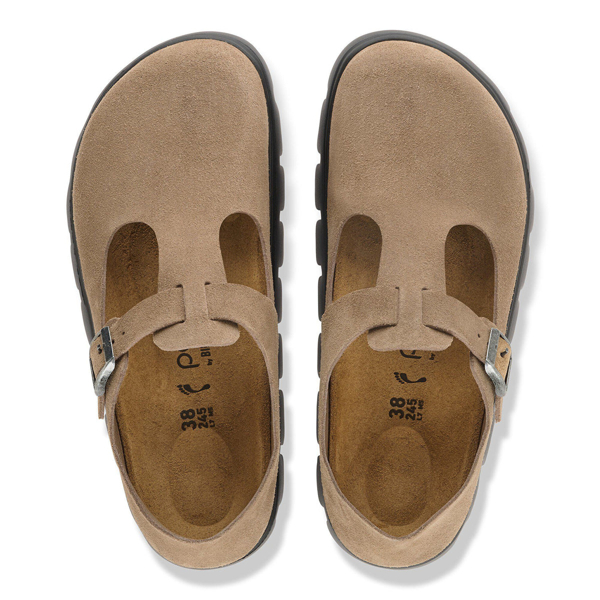 Paris Chunky Suede Leather in Color Gray Taupe | Birkenstock