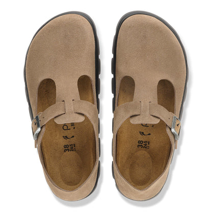 Paris Chunky Suede Leather in Color Gray Taupe | Birkenstock