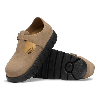Paris Chunky Suede Leather in Color Gray Taupe | Birkenstock