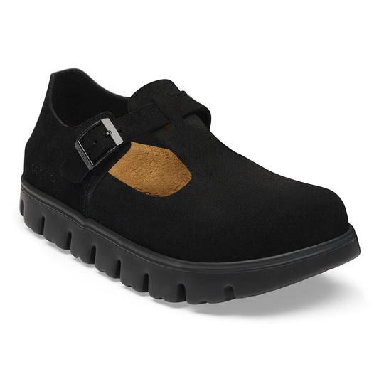 Paris Chunky Suede Leather in Color Black | Birkenstock
