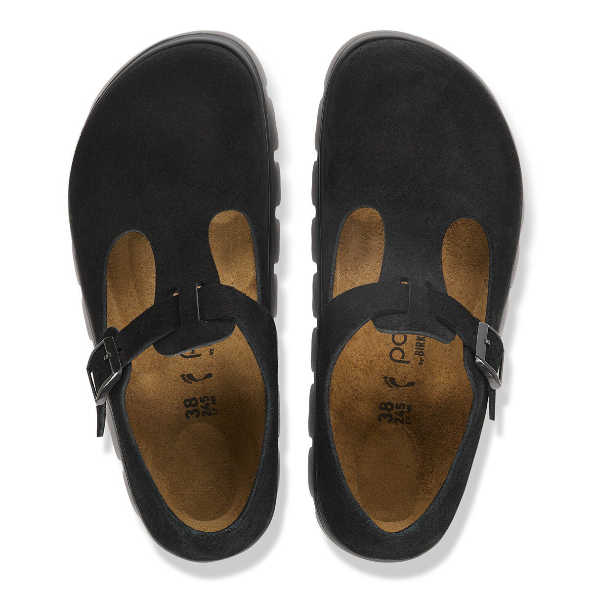 Paris Chunky Suede Leather in Color Black | Birkenstock