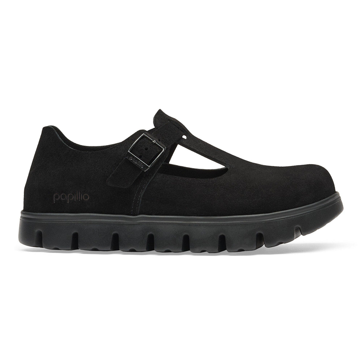 Paris Chunky Suede Leather in Color Black | Birkenstock
