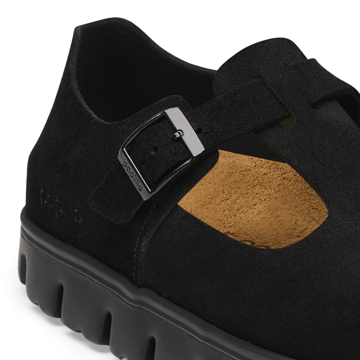 Paris Chunky Suede Leather in Color Black | Birkenstock