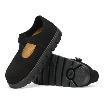 Paris Chunky Suede Leather in Color Black | Birkenstock