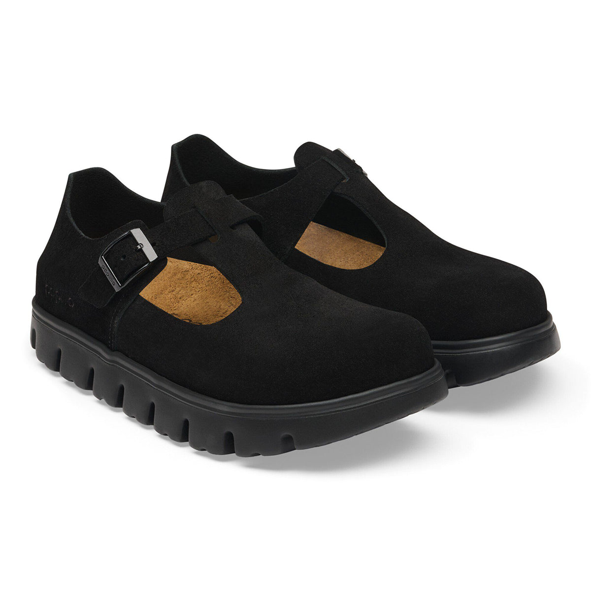 Paris Chunky Suede Leather in Color Black | Birkenstock