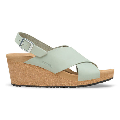 Samira Nubuck Leather in Color Pure Sage | Birkenstock
