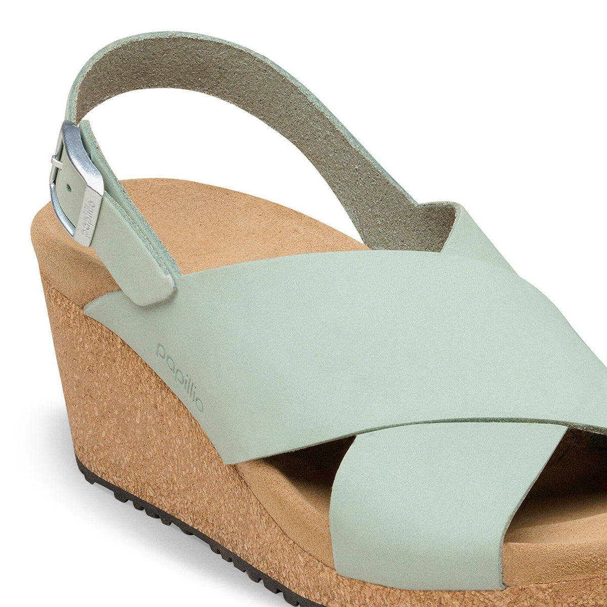 Samira Nubuck Leather in Color Pure Sage | Birkenstock