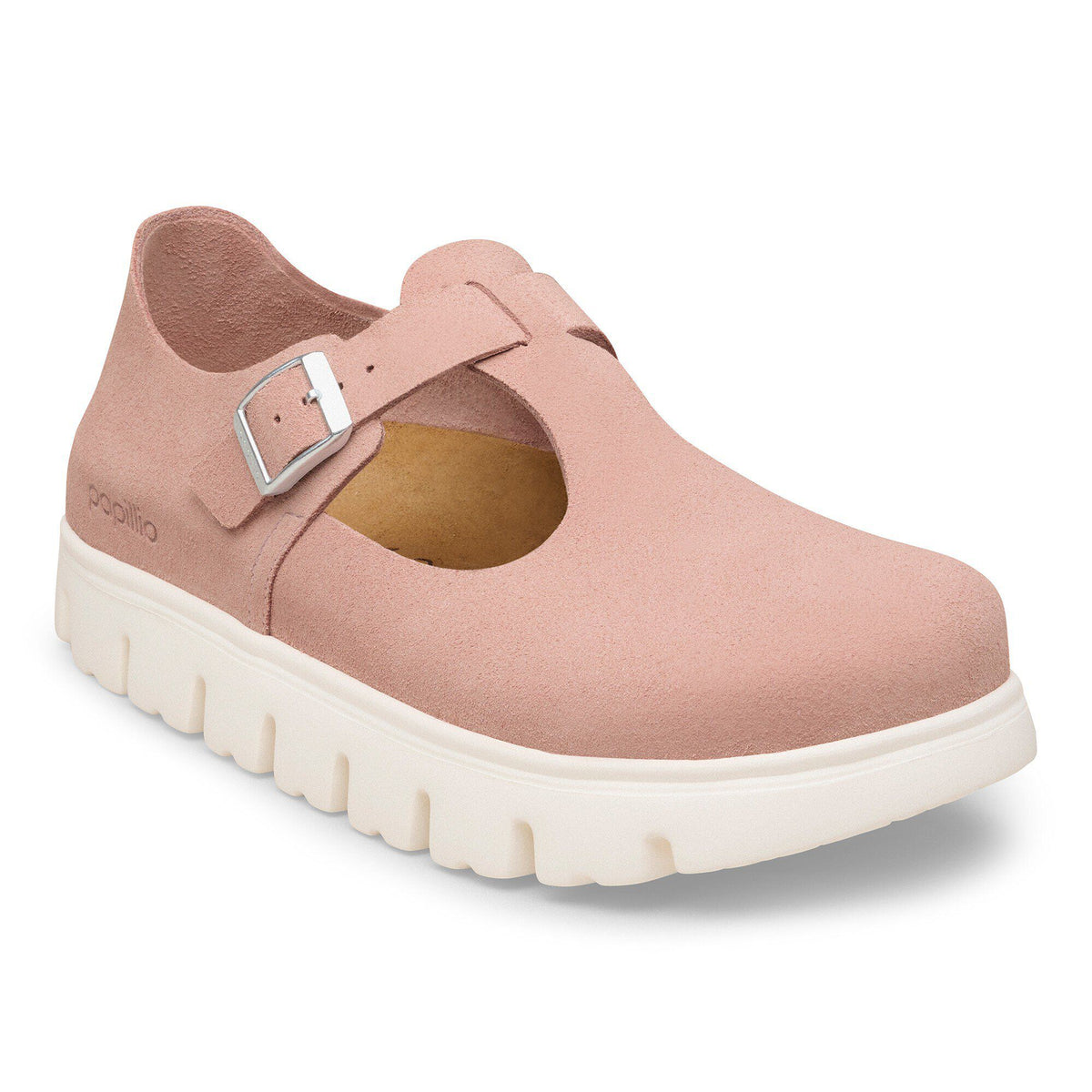 Paris Chunky Suede Leather in Color Pink Clay | Birkenstock