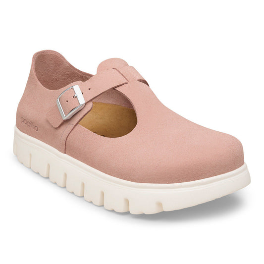 Paris Chunky Suede Leather in Color Pink Clay | Birkenstock