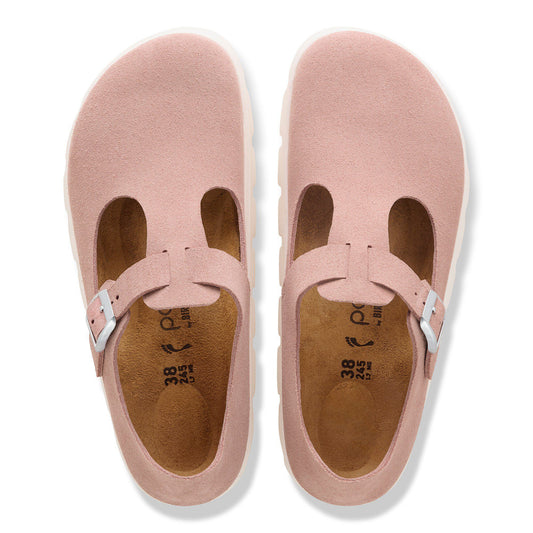 Paris Chunky Suede Leather in Color Pink Clay | Birkenstock