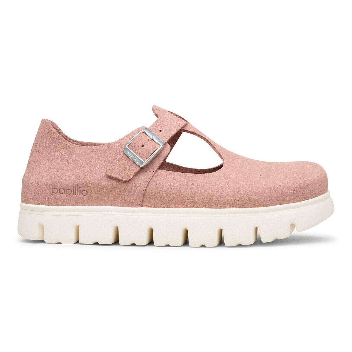 Paris Chunky Suede Leather in Color Pink Clay | Birkenstock