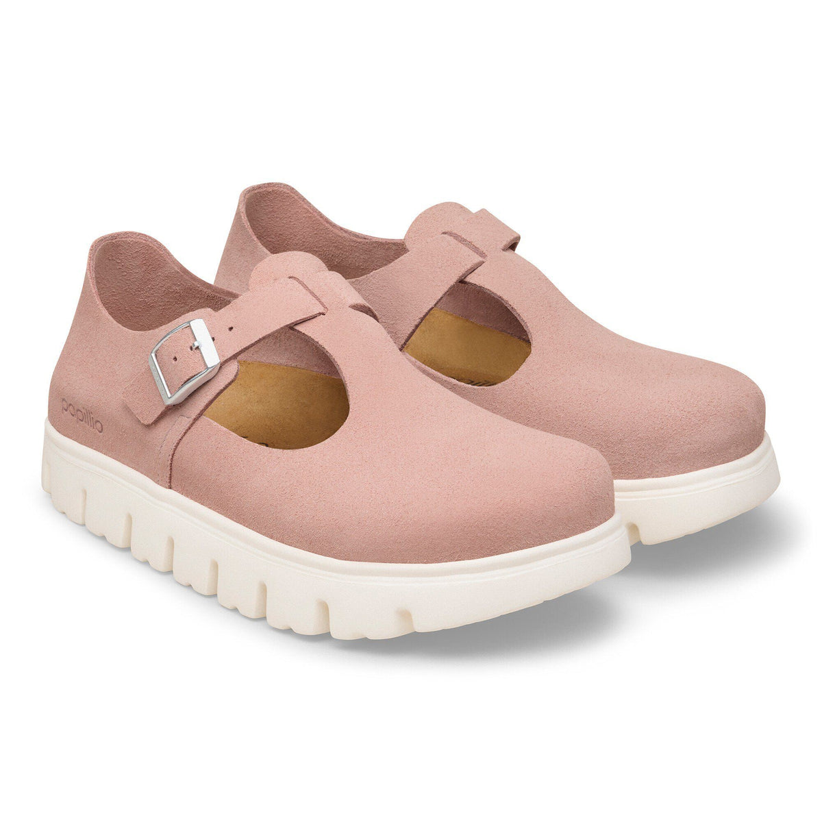 Paris Chunky Suede Leather in Color Pink Clay | Birkenstock