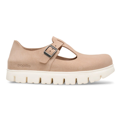 Paris Chunky Suede Leather in Color Warm Sand | Birkenstock