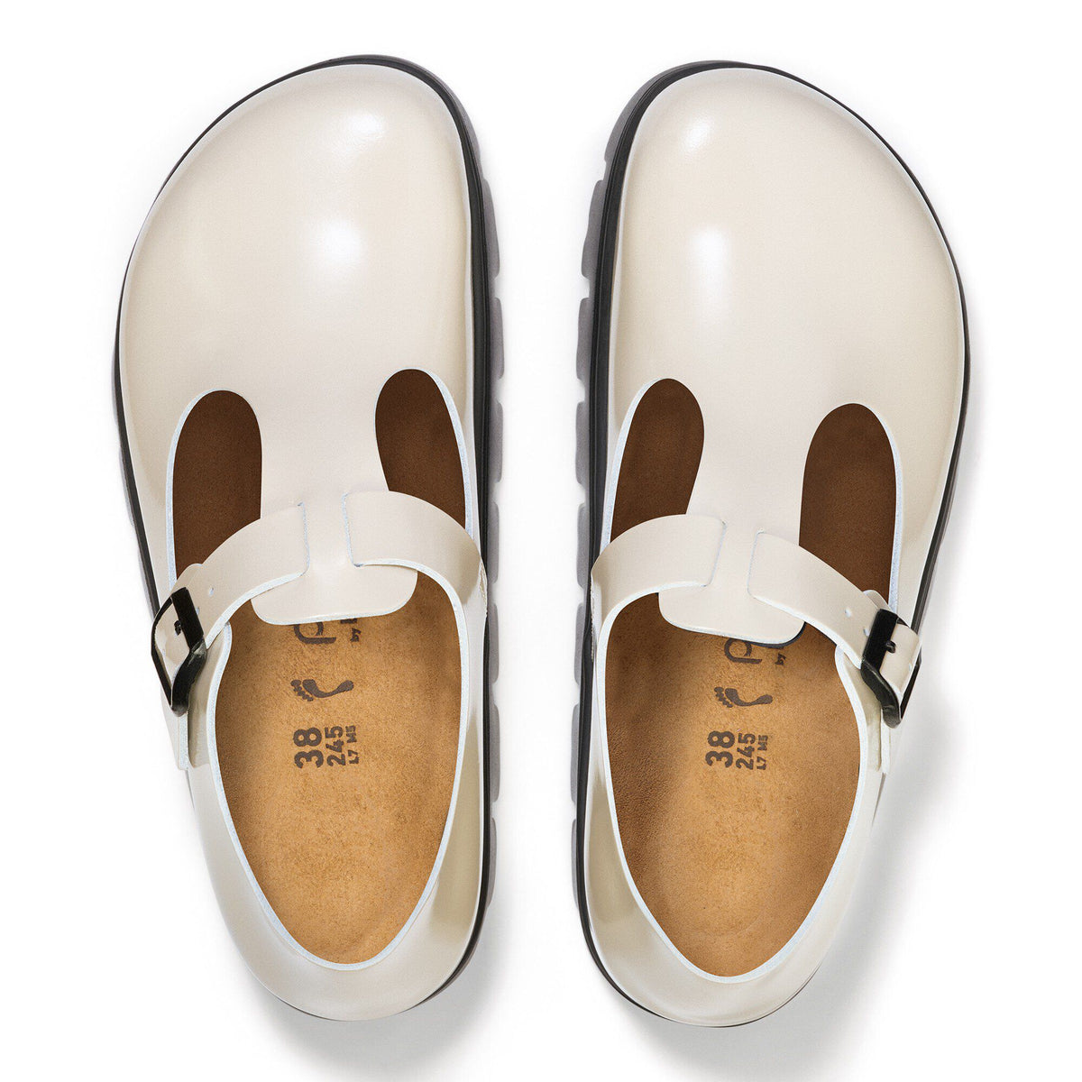 Paris Chunky Leather in Color Oyster | Birkenstock