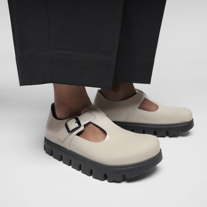 Paris Chunky Leather in Color Oyster | Birkenstock