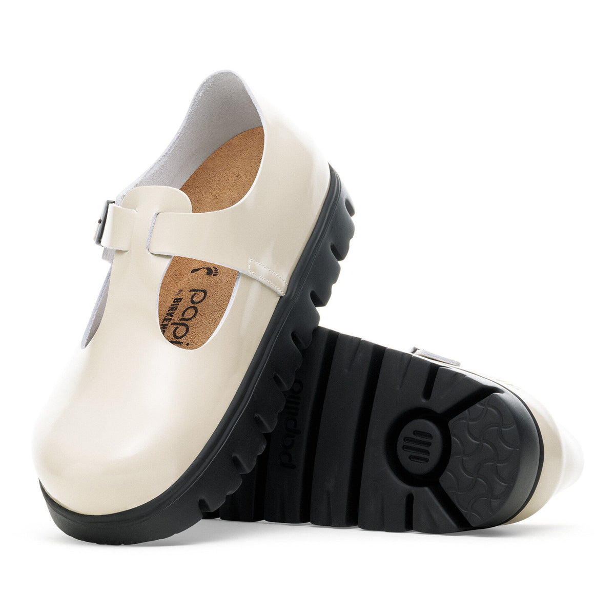 Paris Chunky Leather in Color Oyster | Birkenstock