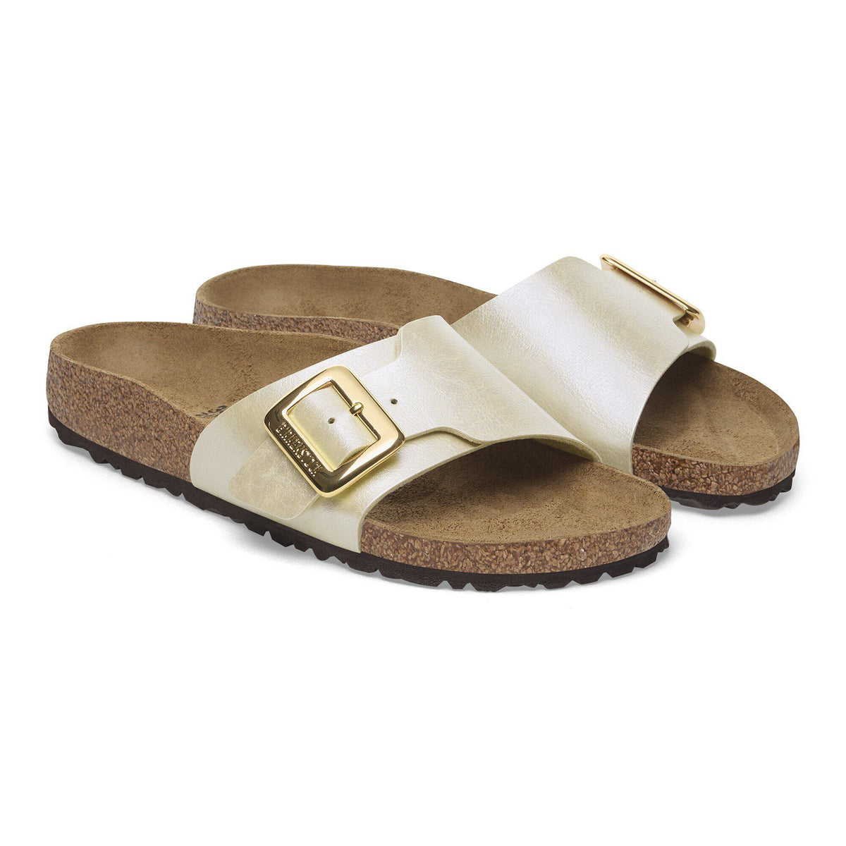 Catalina Luxe Buckle Birko-Flor in Color Graceful Pearl White | Birkenstock