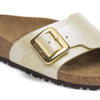 Catalina Luxe Buckle Birko-Flor in Color Graceful Pearl White | Birkenstock